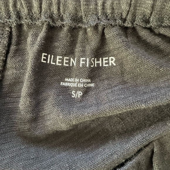 Eileen Fisher Charcoal Sleek and Comfortable Hemp Slacks Size Small - Picture 5 of 7